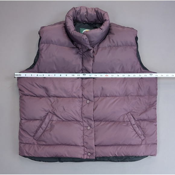 Cabela's Women's XL 650 Fill Goose Down Vest Purple Insulated - Picture 3 of 10